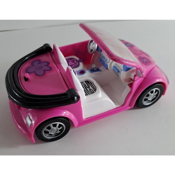 Polly Pocket Cars Convertible Jeep Pair Of 2 Purple Pink 2000 2001 Y2K - Picture 2 of 6